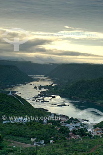  Subject: View of the Sao Francisco River / Place: Piranhas city - Alagoas state (AL) - Brazil / Date: 04/2010 