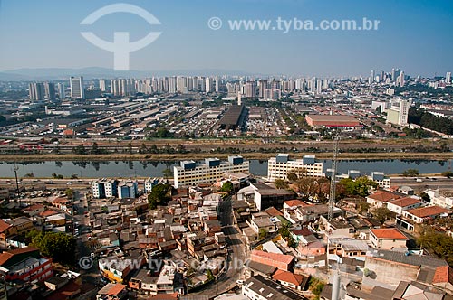  Subject: Aerial view of Vila Leopoldina neighborhood - West Zone of Sao Paulo / Place: Sao Paulo city - Sao Paulo state (SP) - Brazil / Date: 08/2010 