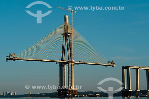  Subject: Construction of the bridge connecting Manaus to Iranduba / Place: Manaus city - Amazonas state (AM) - Brazil / Date: 10/2010 