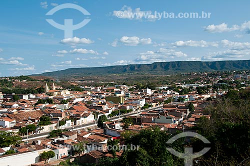 Subject: Panoramic view of the city with Chapara do Araripe in the background / Place: Crato city - Ceara state (CE) - Brazil / Date: 08/2010 