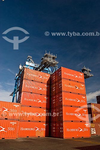  Subject: Container Terminal in the port of Rio Grande - Tecon / Place: Rio Grande city - Rio Grande do Sul state (RS) - Brazil / Date: 01/2009 