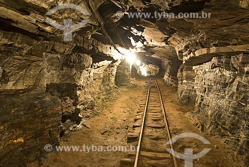 Subject: Inside the Mine Passage connection in the cities Mariana and Ouro Preto / Place: Mariana city - Minas Gerais state (MG) - Brazil / Date: 02/2008 