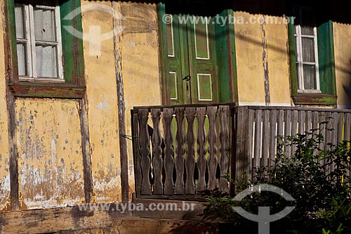  Subject: Detail of typical housing of the southern region / Place: Nova Petropolis city - Rio Grande do Sul state (RS) - Brazil / Date: 03/2011 