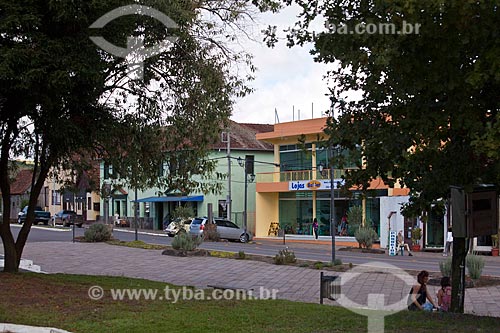  Subject: Square and commercial street of the city of Cambara do Sul / Place: Cambara do Sul city - Rio Grande do Sul state (RS) - Brazil / Date: 03/2011 