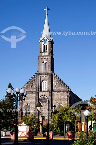  Subject: Sao Pedro Church (St. Peters Church) - Built in 1942 / Place: Gramado city - Rio Grande do Sul state (RS) - Brazil / Date: 03/2011 