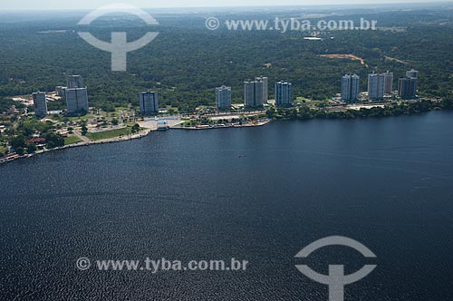  Subject: Aerial view of Ponta Negra Beach / Place: Manaus city - Amazonas state (AM) - Brazil / Date: 06/2007 