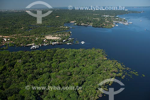  Subject: Aerial view of Igarape Taruma / Place: Manaus city - Amazonas state (AM) - Brazil / Date: 06/2007 