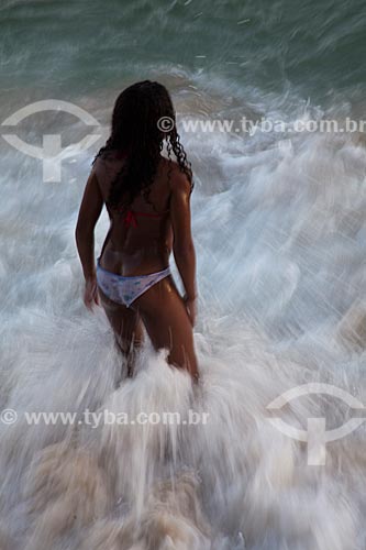  Subject: Child on Ipanema beach / Place: Ipanema neighborhood - Rio de Janeiro city - Rio de Janeiro state (RJ) - Brazil / Date: 04/2011 