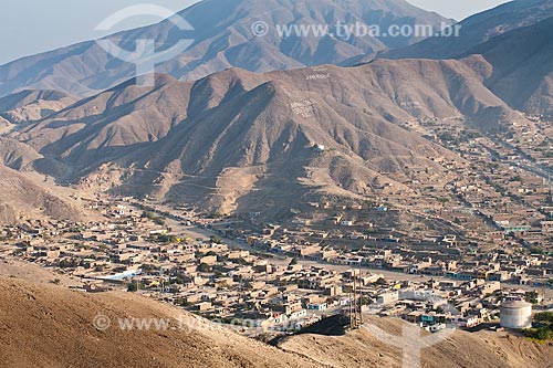  Subject: View of the Coishco city as from the Huamanchacate Dune / Place: Coishco - Department of Ancash - Peru - South America / Date: 07/05/2011 