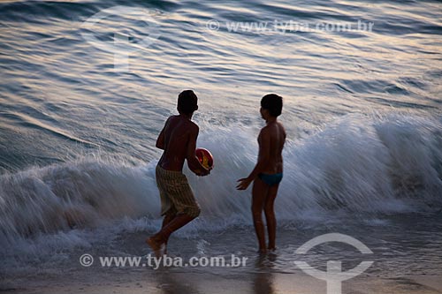  Subject: Beach soccer in Arpoador / Place: Ipanema neighborhood - Rio de Janeiro city - Rio de Janeiro state (RJ) - Brazil / Date: 02/2011 