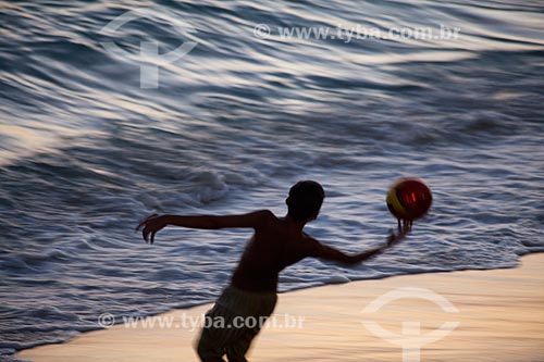  Subject: Beach soccer in Arpoador / Place: Ipanema neighborhood - Rio de Janeiro city - Rio de Janeiro state (RJ) - Brazil / Date: 02/2011 