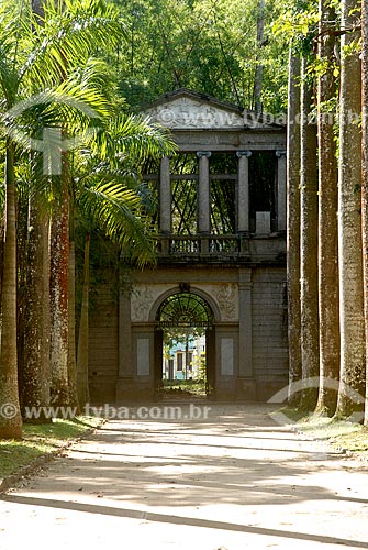  Subject: Portico of the former Imperial Academy of fine arts in Botanical Garden / Place: Botanical Garden neighborhood - Rio de Janeiro city - Rio de Janeiro state (RJ) - Brazil / Date: 11/2010 