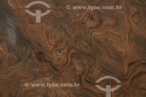  Subject: Drawings formed by wet sand in the wind erosion / Place: Santo Amaro city - Maranhao state (MA) - Brazil / Date: 07/2011 
