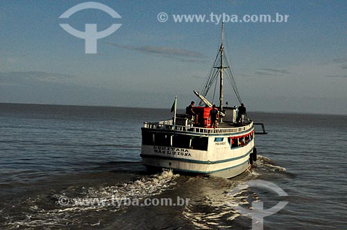  Subject: Yacht leaving from Sao Luis city to Alcantara city / Place: Sao Luis - Maranhao state (MA) - Brazil / Date: 07/2011 