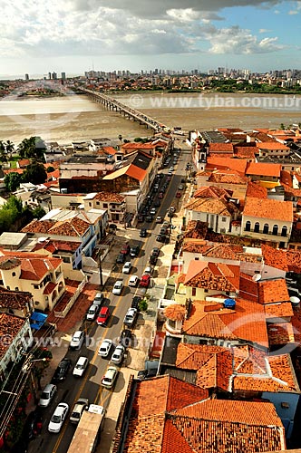  Subject: Aerial view of the Jose Sarney Bridge / Place: Sao Luis - Maranhao state (MA) - Brazil / Date: 07/2011 