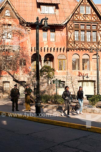  Subject: Camilo Mori Square at Bella Vista neighborhood / Place: Santiago city - Chile - South America / Date: 08/2011 