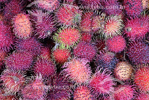  Subject: Rambutan fruit on the Ver-o-peso Market / Place: Belem city - Para state (PA) - Brazil / Date: 02/2008 