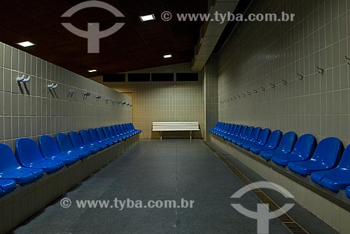  Subject: View of locker room of the Journalist Mario Filho Stadium / Place: Rio de Janeiro city - Rio de Janeiro state (RJ) - Brazil / Date: 06/2010 