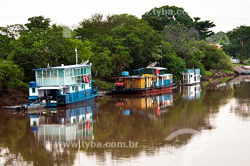  Subject: Kind of boat called chalana on Miranda River  / Place: Corumba city - Mato Grosso do Sul state (MS) - Brazil / Date: 10/2010 