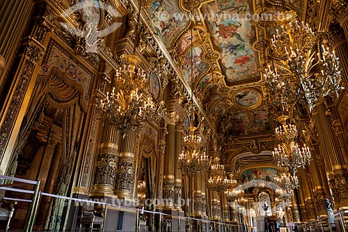  Subject: Interior of Palais Garnier - Paris Opera / Place: Paris city - France - Europe / Date: 08/2011 