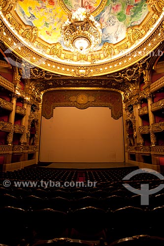  Subject: Interior of Palais Garnier - Opera House / Place: Paris city - France - Europe / Date: 08/2011 
