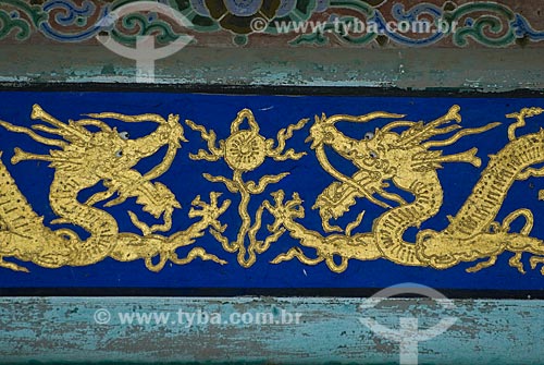  Subject: Detail of designs and symbols in the construction of the Forbidden City / Place: Beijing - China - Asia / Date: 05/2010 