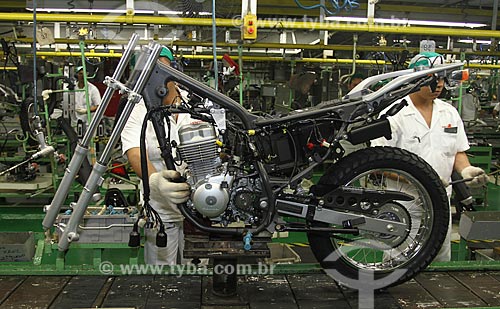 Subject: Factory of Honda motorcycles - The Industrial Pole of Manaus / Place: Manaus city - Amazonas state (AM) - Brazil / Date: 04/2011 