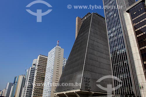  Subject: Building of FIESP (Federation of Industries of São Paulo) on Avenida Paulista / Place: Sao Paulo city - Sao Paulo state (SP) - Brazil / Date: 06/2011 