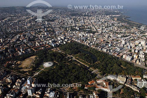  Subject: Aerial view of Porto Alegre / Place: Porto Alegre city - Rio Grande do Sul state (RS) - Brazil / Date: 04/2009 
