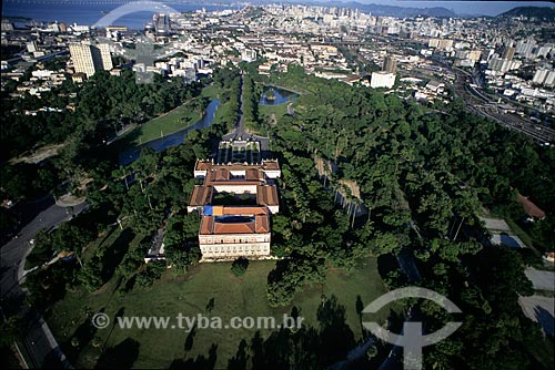  Subject: Aerial view of Quinta da Boa Vista / Place: Sao Cristovao neighborhood - Rio de Janeiro city - Rio de Janeiro state (RJ) - Brazil / Date: 12/1996 