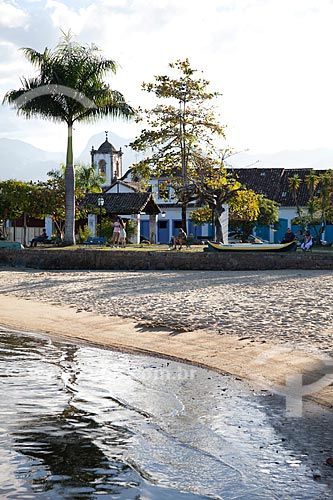  Subject: Bandeira Square with Santa Rita Church in the background - the construction of 1722 / Place: Paraty city - Rio de Janeiro state (RJ) - Brazil / Date: 07/2011 
