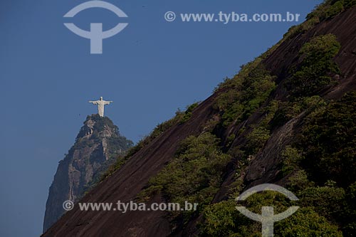  Subject: View of the Dona Marta Moutain with Christ the Redeemer in the background / Place: Rio de Janeiro city - Rio de Janeiro state (RJ) - Brazil / Date: 05/2011 