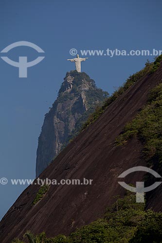  Subject: View of the Dona Marta Moutain with Christ the Redeemer in the background / Place: Rio de Janeiro city - Rio de Janeiro state (RJ) - Brazil / Date: 05/2011 