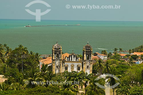  Subject: Church of the Santo Antonio do Carmo convent  / Place: Olinda city - Pernambuco state (PE) - Brazil / Date: 09/2011 