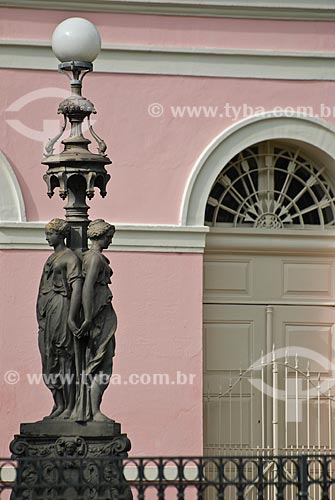  Subject: Detail of post in the Santa Isabel theater / Place: Recife city - Pernambuco state (PE) - Brazil / Date: 09/2011 