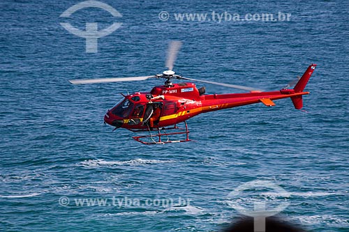  Subject: Helicopter of Fire Department (Civil Defense) / Place: Ipanema neighborhood - Rio de Janeiro city - Rio de Janeiro state (RJ) - Brazil / Date: 05/2011 