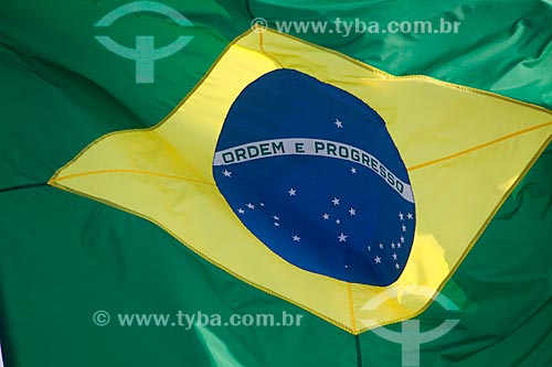  Subject: Flag of Brazil / Place: Ipanema neighborhood - Rio de Janeiro city - Rio de Janeiro state (RJ) - Brazil / Date: 05/2011 