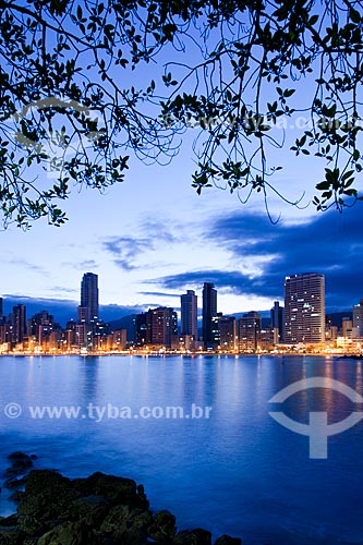  Subject: View of the city from Pontal Norte / Place: Balneario Camboriu city - Santa Catarina state (SC) - Brazil / Date: 10/2011 