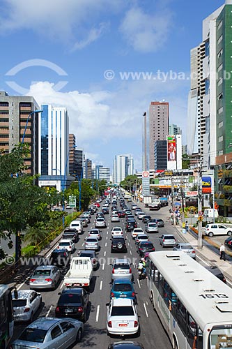  Subject: Traffic on Tancredo Neves Avenue / Place: Caminho das Arvores neighborhood - Salvador city - Bahia state (BA) - Brazil / Date: 07/2011 