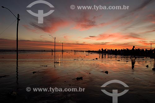  Subject: Sunset on Cassino Beach / Place: Rio Grande city - Rio Grande do Sul state (RS) - Brazil / Date: 02/2009 