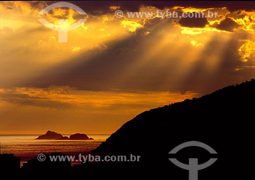  Subject: Sunset on South Zone / Place: Rio de Janeiro city - Rio de Janeiro state (RJ) - Brazil / Date: 09/2006 