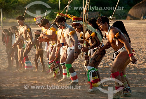  Subject: Indian Kalapalo in Aiha Village if preparing for Jawari / Place: Querencia city - Mato Grosso state (MT) - Brazil / Date: 07/2011 