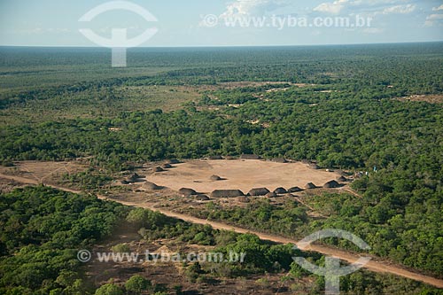  Subject: Aerial view of the Aiha village / Place: Querencia city - Mato Grosso state (MT) - Brazil / Date: 07/2011 