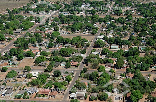  Subject: Aerial view of the city Canarana  - Northeast Region of Mato Grosso state / Place: Canarana city - Mato Grosso state (MT) - Brazil / Date: 07/2011 