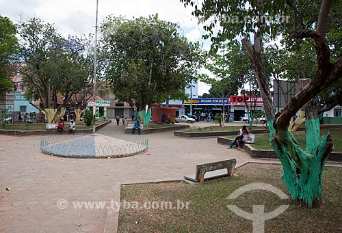  Subject: Square and commerce in the city center of Jequitai - north of Minas Gerais / Place: Jequitai city - Minas Gerais (MG) state - Brazil / Date: 09/2011 