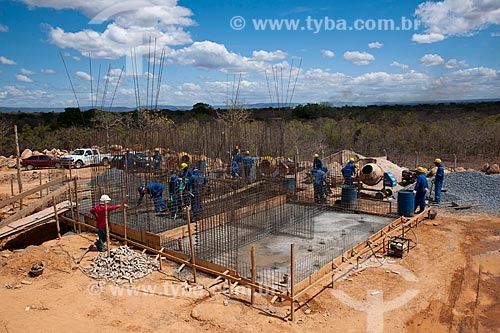  Subject: Construction of Sewage Treatment Station - Revitalization Program of the river basins of the San Francisco and Parnaiba / Place: Jequitai city - Minas Gerais (MG) state - Brazil / Date: 09/2011 
