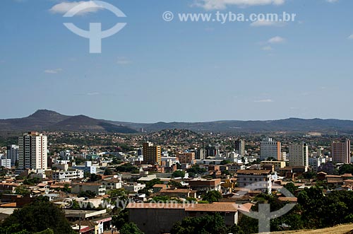 Subject: View of Montes Claros city in the background Sapucaia Mountain - North of Minas Gerais / Place: Montes Claros city - Minas Gerais state (MG) - Brazil / Date: 09/2011 