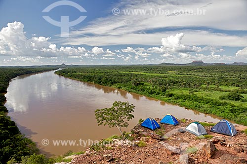  Subject: Camping in the high of Bico da Arara / Place: Amarante  city - Piaui state (PI) - Brasil  / Date: 03/2010 