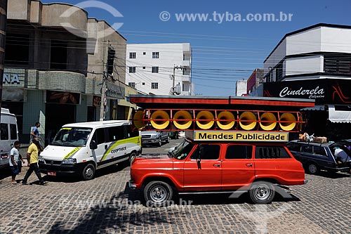  Subject: Sound truck in street trading / Place: Brejo Santo city - Ceara state (CE) - Brazil / Date: 10/2011 