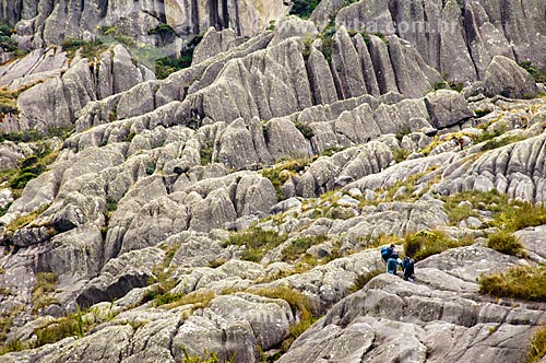  Subject: Mountaineers in Agulhas Negras Peak / Place: Resende city - Rio de Janeiro state (RJ) - Brazil / Date: 07/2010 